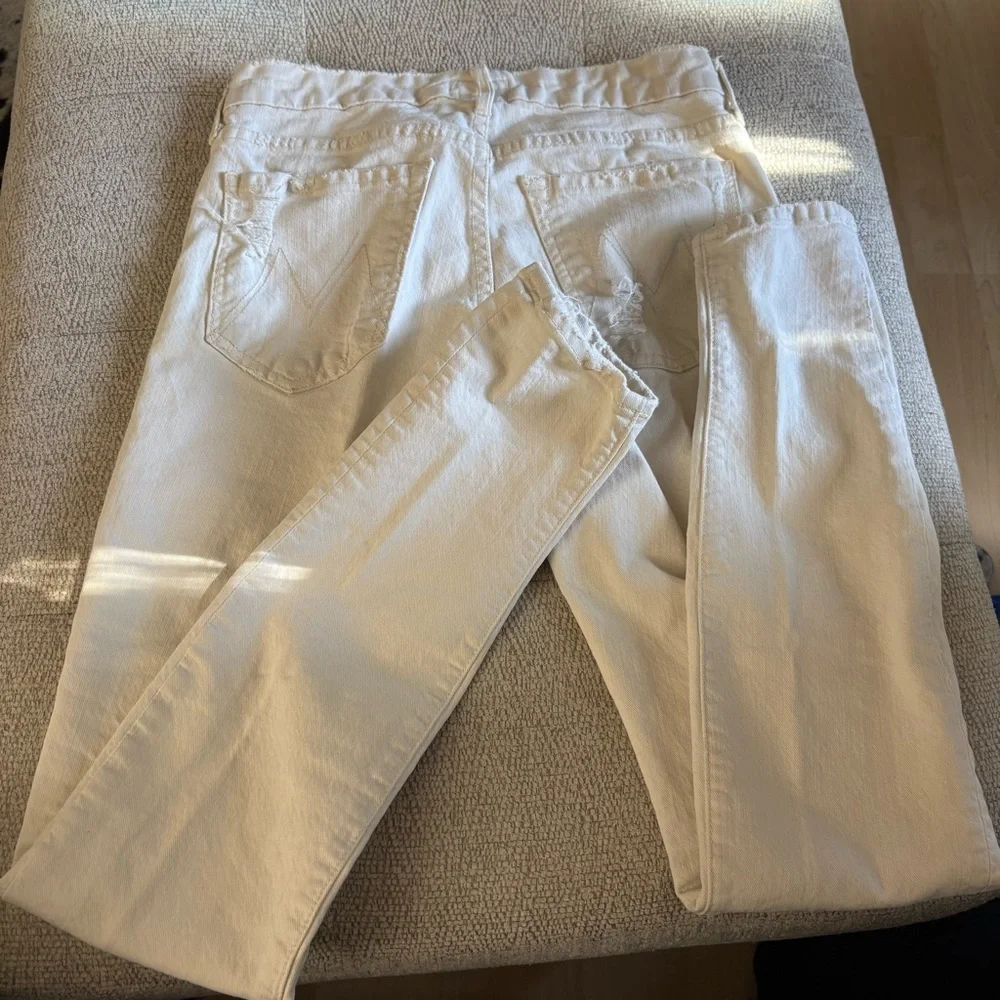 MOTHER DENIM The Looker Cream For A Day‎ Jeans Size 26